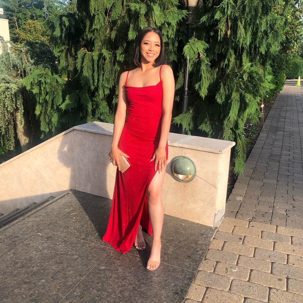 This is a prom dress, one time use only